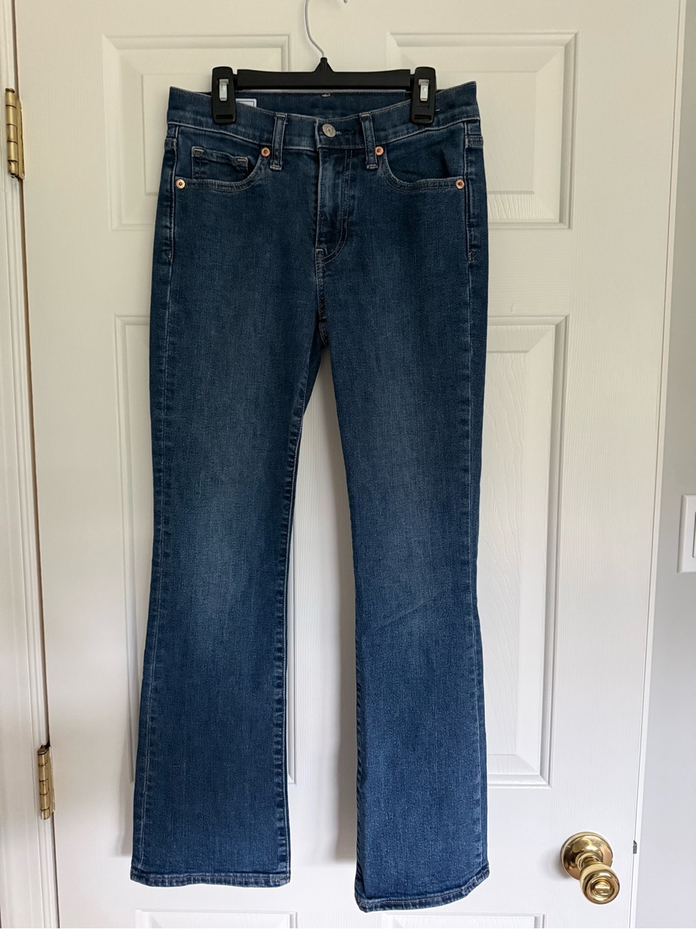 GAP Women's Dark Blue Flared Jeans